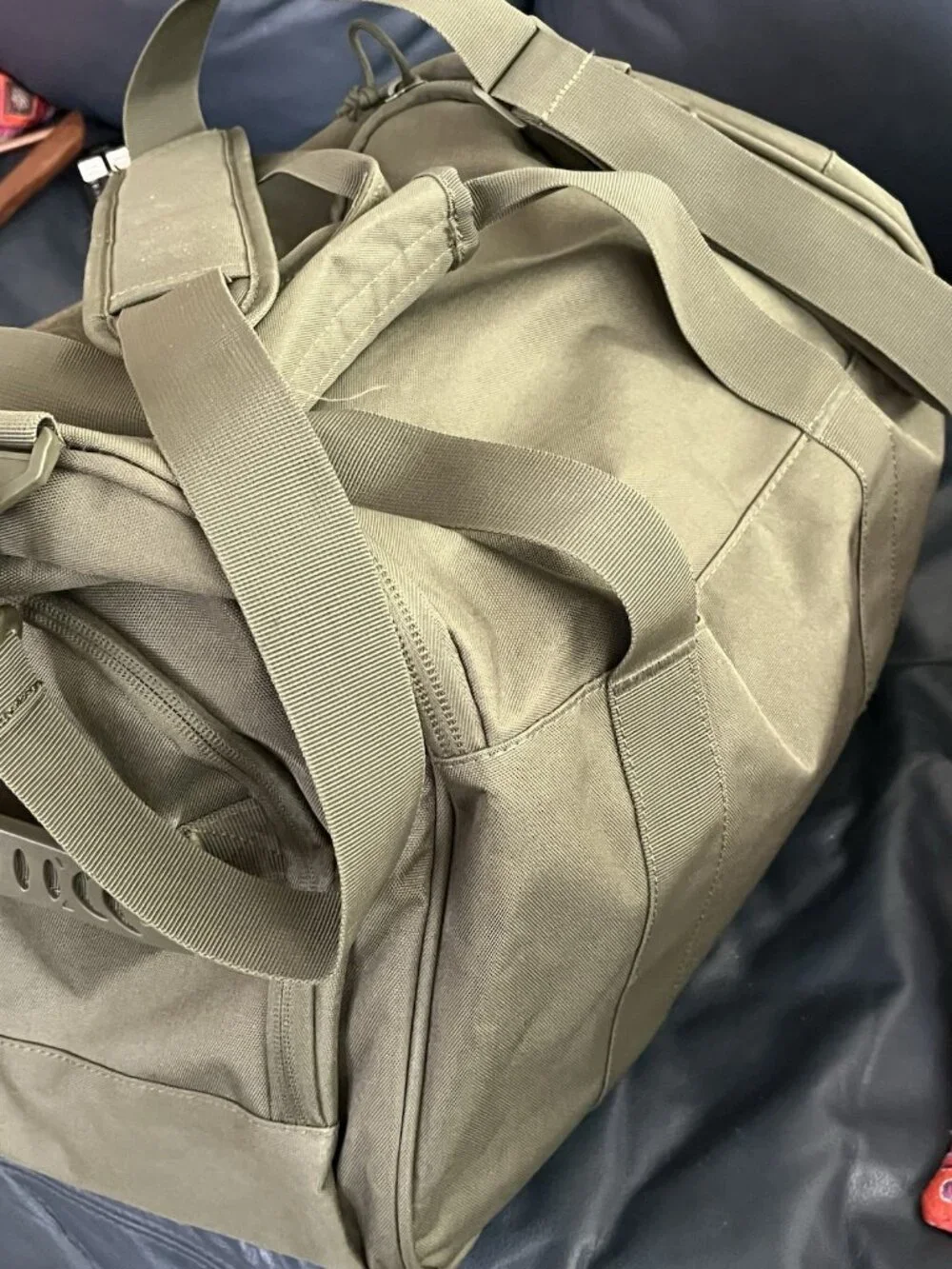 Highland Tactical Duffel Bag Fatigue Green Heavy Duty Military Shoulder Gorpcore